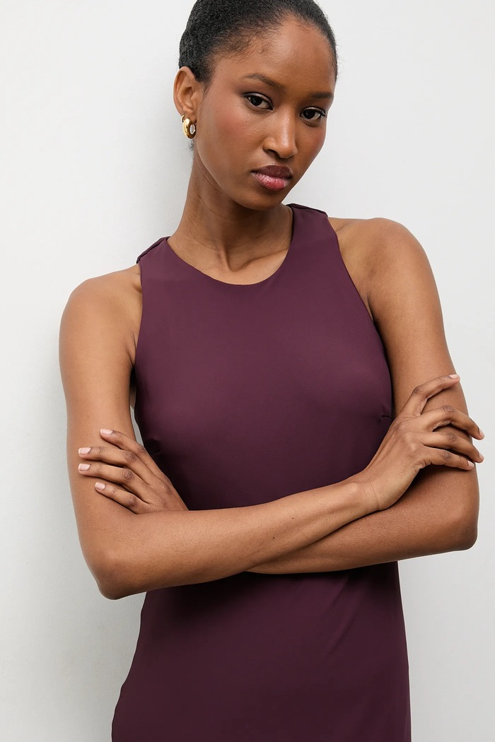 Answear.LAB rochie burgundia 93727.iok