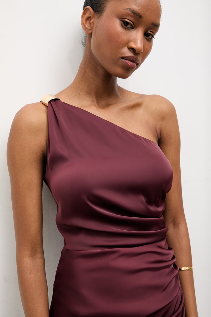 Answear.LAB ruha burgundia dress.8407.tok
