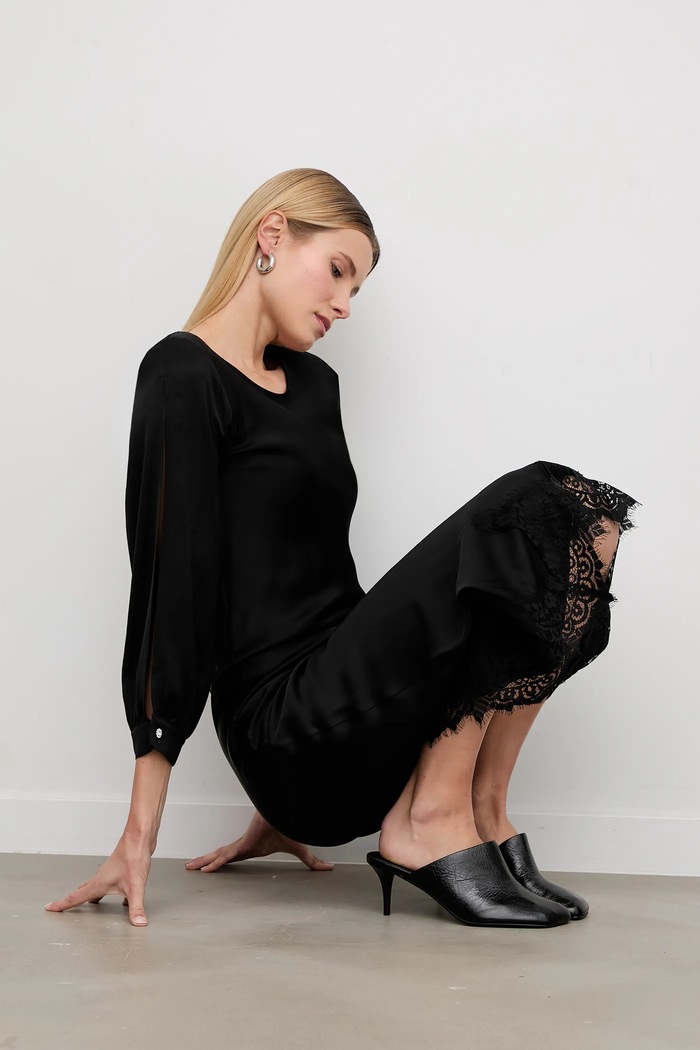 Answear.LAB viszkóz ruha 95930.isr fekete WS26