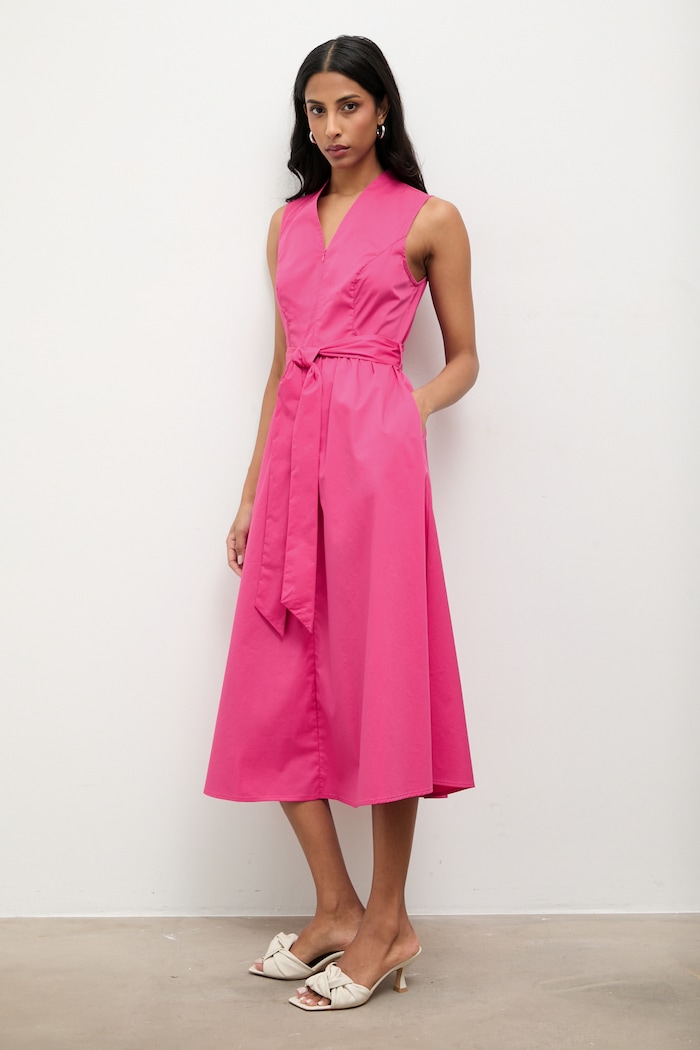 Answear.LAB rochie midi roz 971282.hak