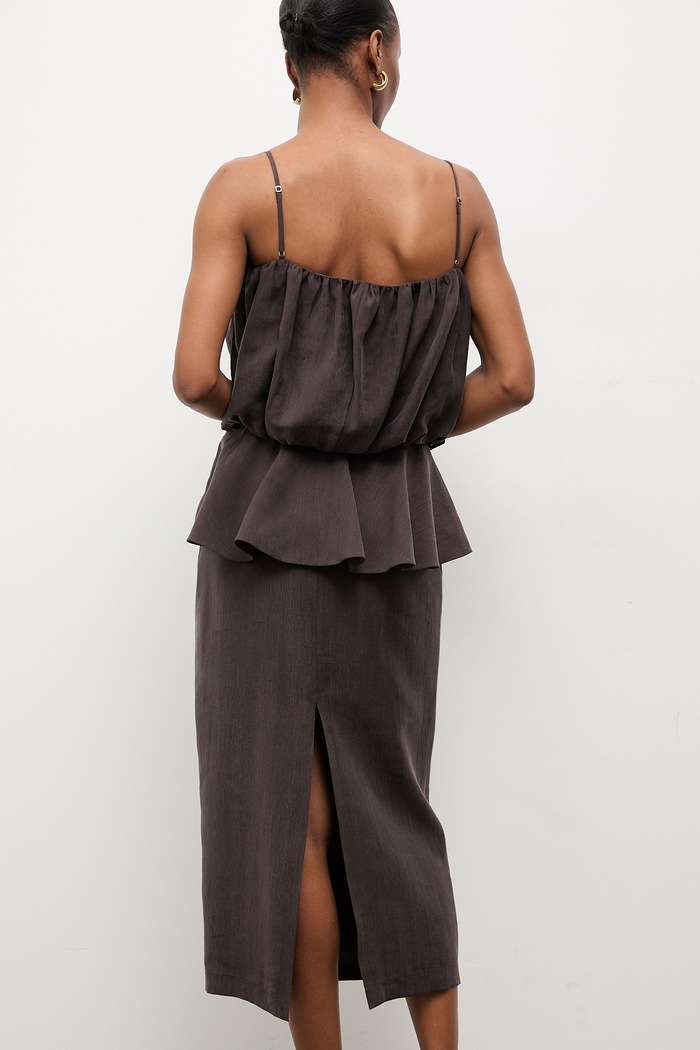 Ρούχα Answear.LAB Φόρεμα από την Unscripted collection EL3570.TOK καφέ