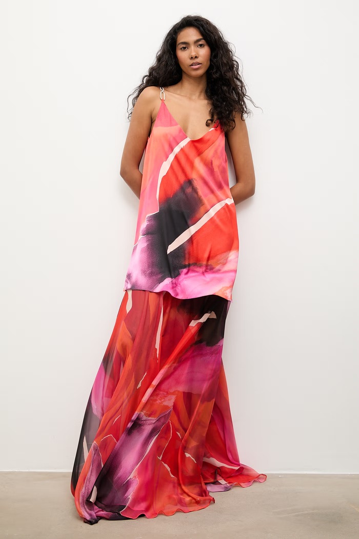 Answear.LAB rochie de vară portocaliu 58452