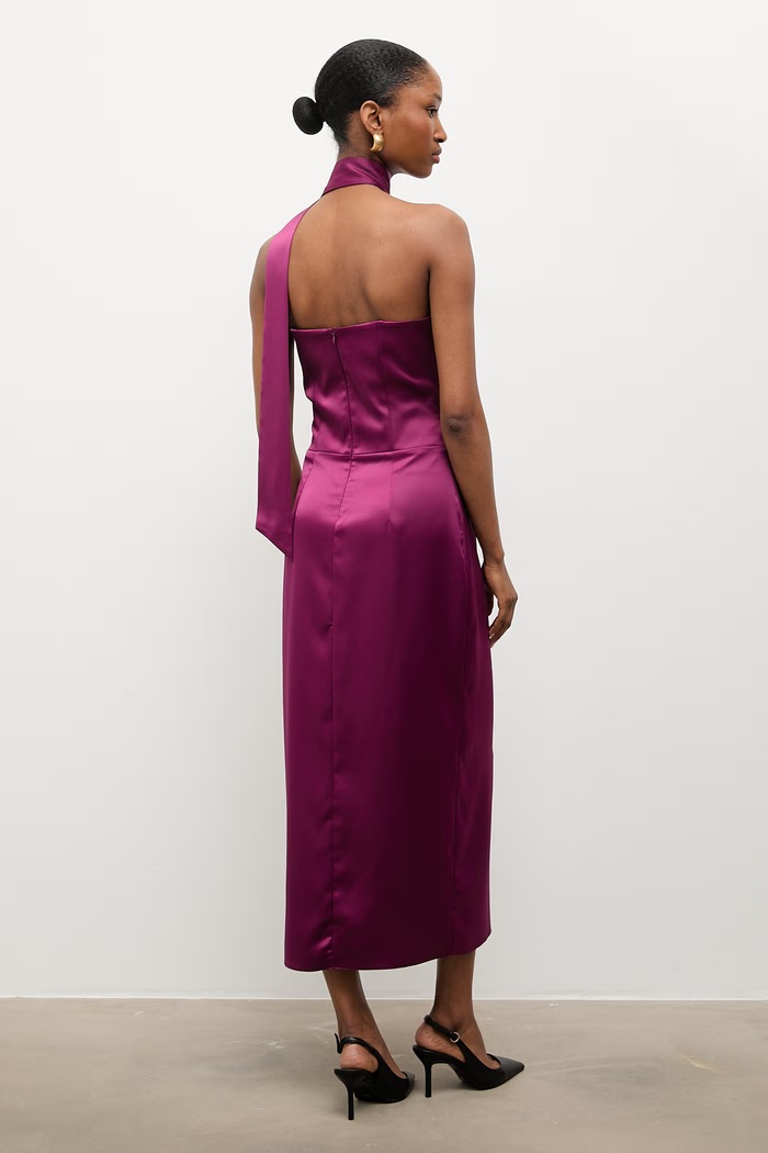 Ruházat Answear.LAB ruha 58411 burgundia