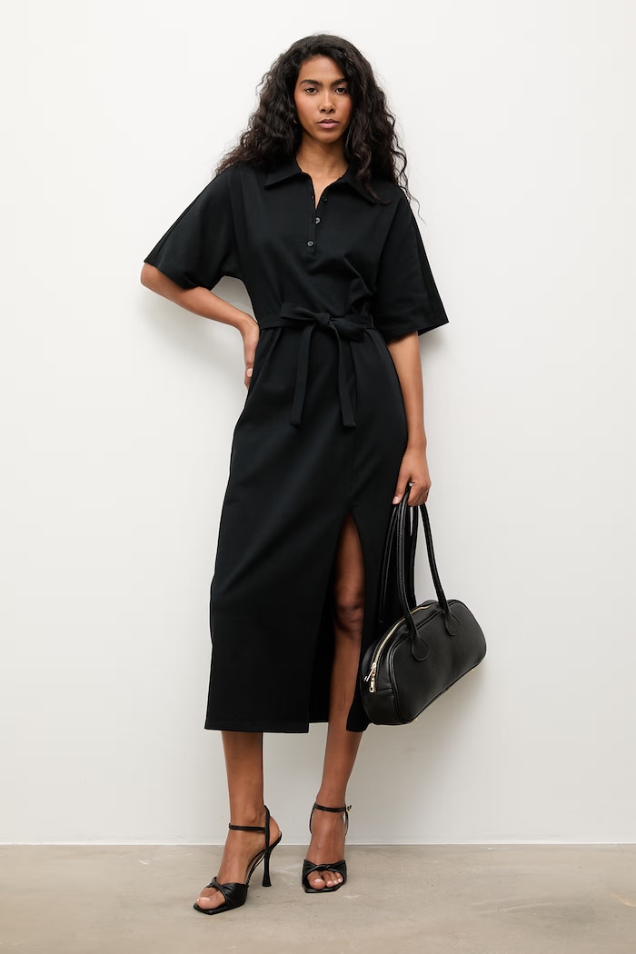 Îmbrăcăminte Answear.LAB rochie de bumbac TRA.SS.1.ok negru