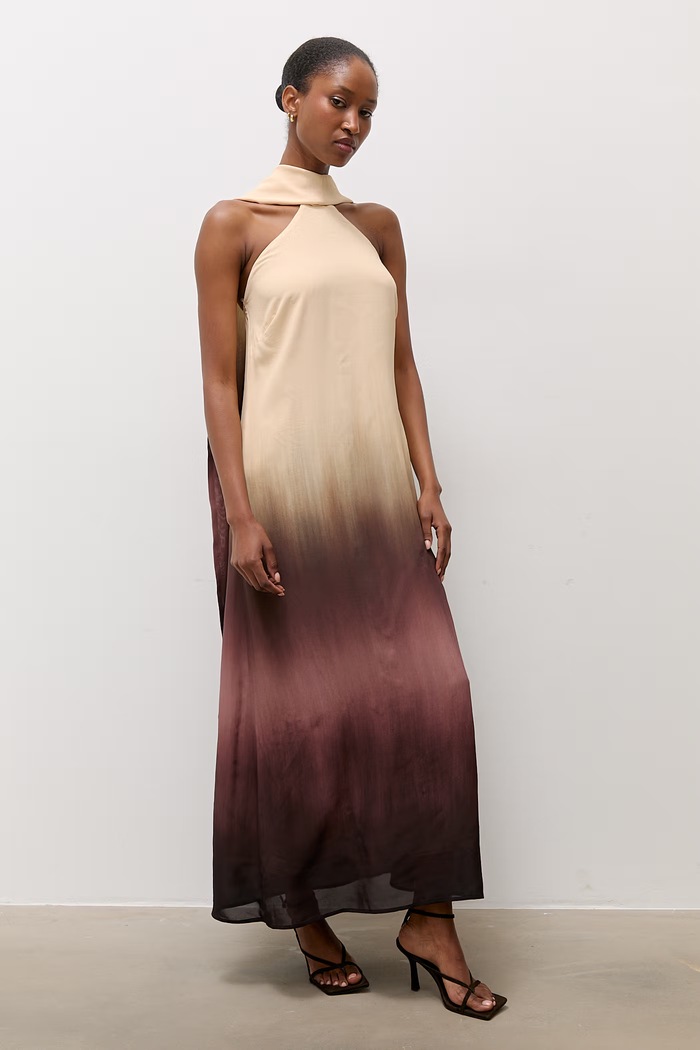 Answear.LAB vestito con lyocell EL3779.tok beige WS26