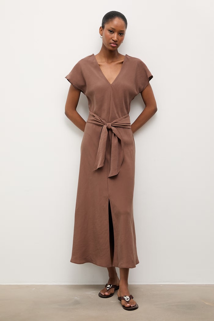 Answear.LAB rochie de vară din modal maro 58499/26Y.tok