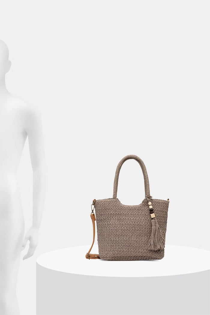 Answear.LAB crossbody kabelka dámska pletená MXXJD2502450899.hak hnedá