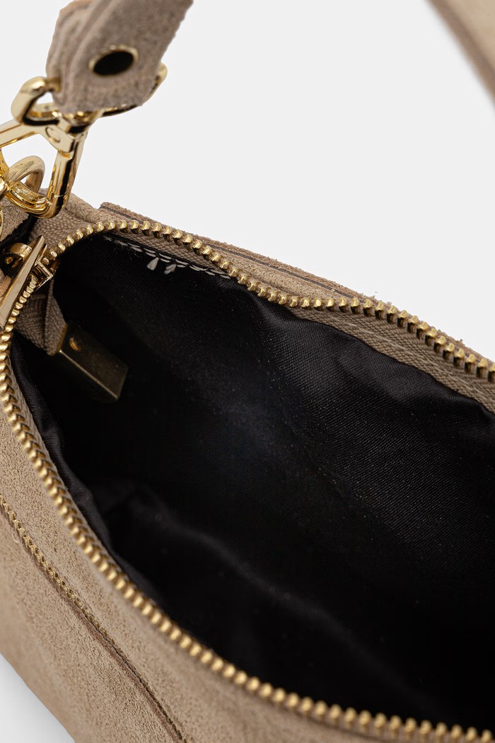 Answear.LAB crossbody kabelka dámska semišová C00046.isr béžová