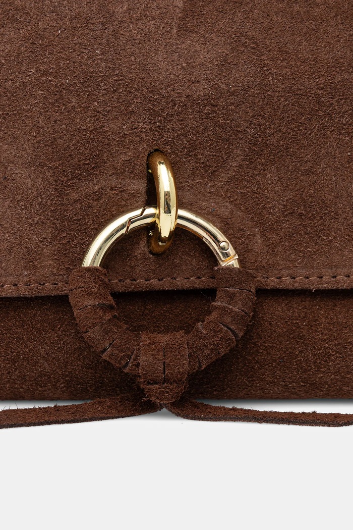 Answear.LAB crossbody kabelka dámska semišová C00046.isr hnedá