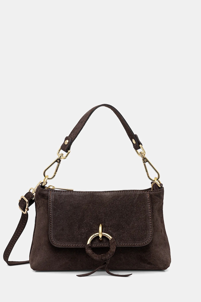 Answear.LAB crossbody kabelka dámska semišová C00046.isr hnedá WA00