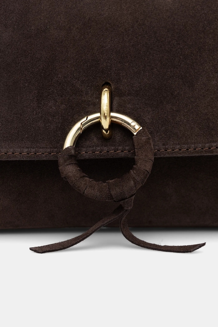 Answear.LAB crossbody kabelka dámska semišová C00046.isr hnedá