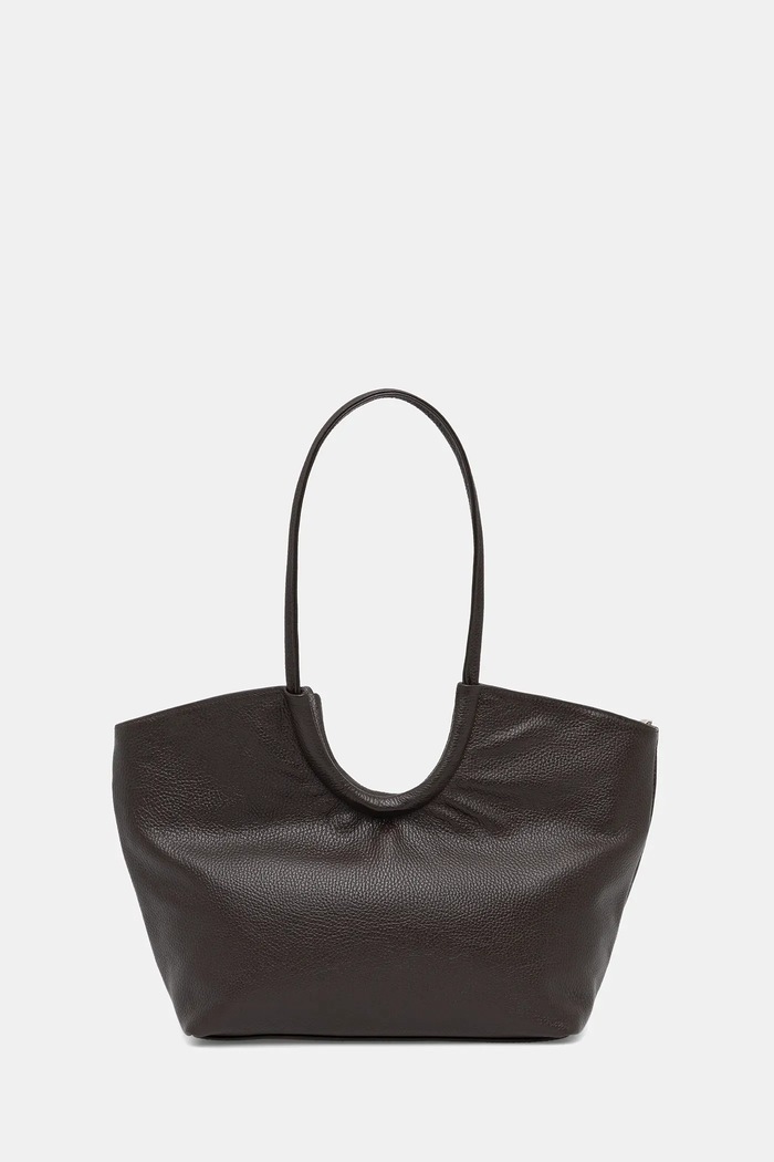 Answear.LAB kabelka typu shopper dámska kožená A00053.isr hnedá WA00