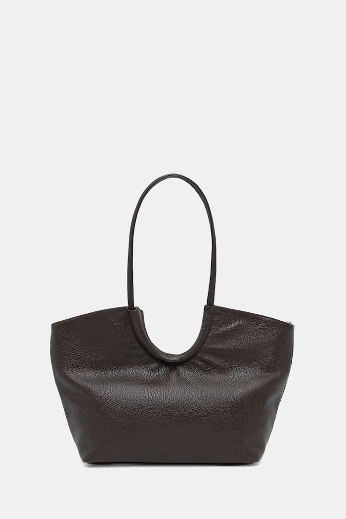 Answear.LAB kabelka typu shopper dámska kožená A00053.isr hnedá WA00