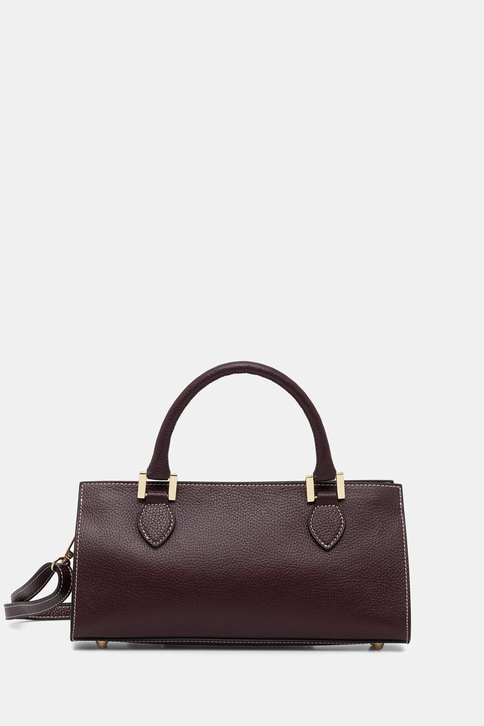 Answear.LAB crossbody kabelka dámska kožená A00011.isr burgundské WS26