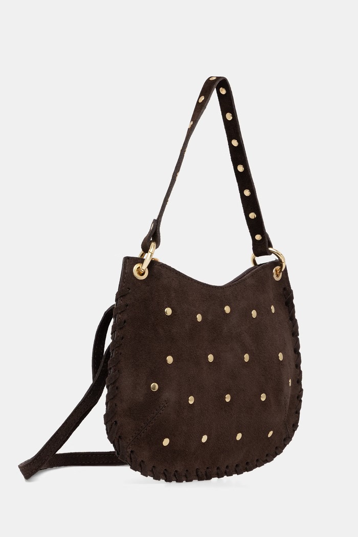 Answear.LAB torebka crossbody damska zamszowa 1271.hak brązowy WS26