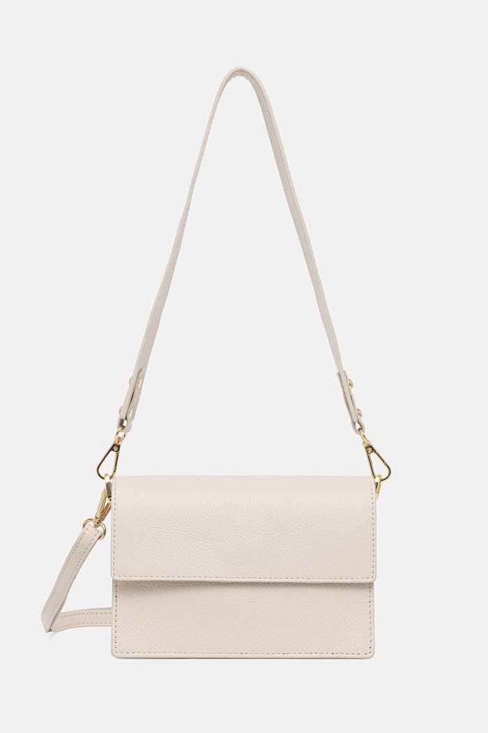 Answear.LAB crossbody kabelka dámska kožená béžová SR27ML.pak