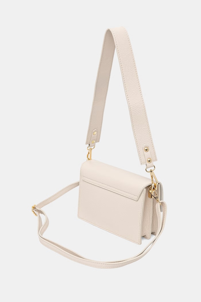 Doplnky Answear.LAB crossbody kabelka dámska kožená SR27ML.pak béžová