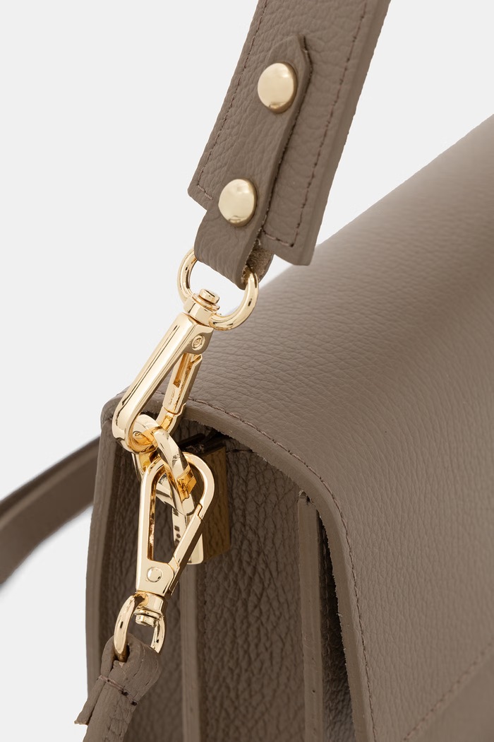 Answear.LAB torebka crossbody damska skórzana beżowy SR27ML.pak