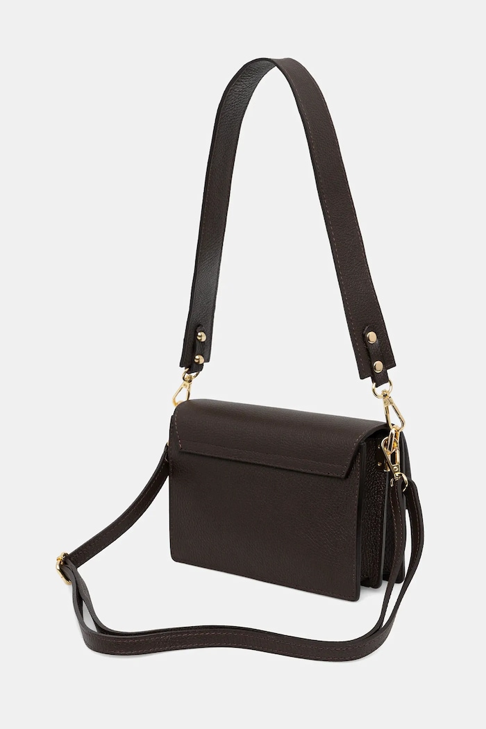 Doplnky Answear.LAB crossbody kabelka dámska kožená SR27ML.pak hnedá