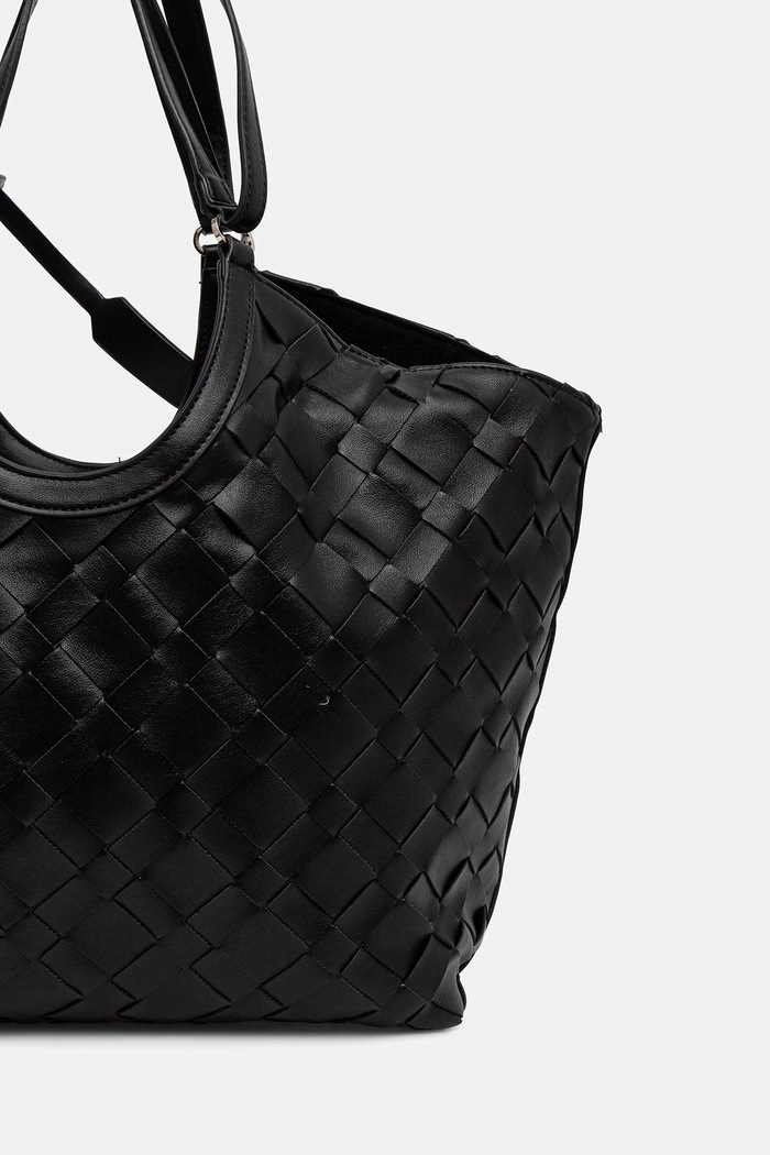 Akcesoria Answear.LAB Torebka shopper damska z imitacji skóry BS.3.cjk czarny
