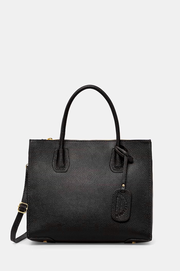 Answear.LAB poseta de piele uni negru 846.isr