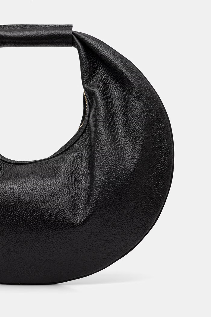 Answear.LAB geantă de piele Unscripted Collection negru ggso2855.iak