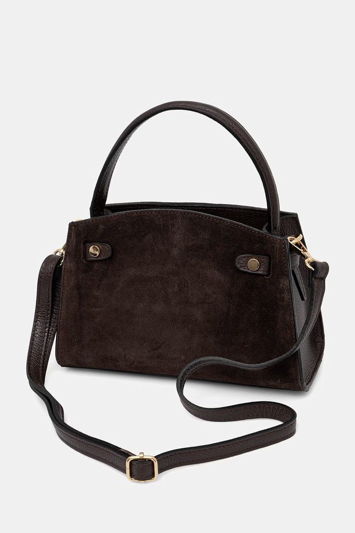 Akcesoria Answear.LAB torebka crossbody damska skórzana 1461.hak brązowy