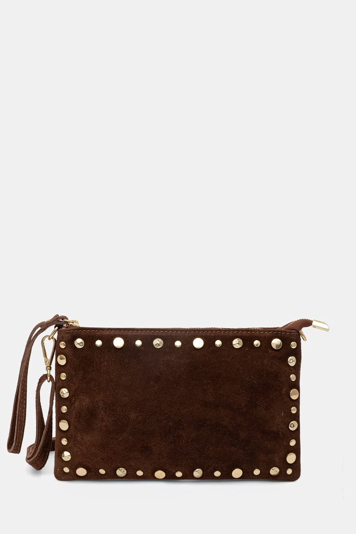 Answear.LAB crossbody kabelka dámska semišová hnedá 997.hak
