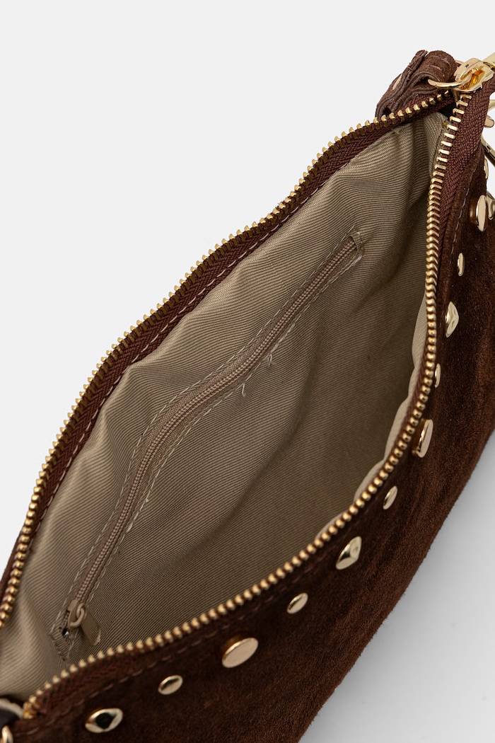 Answear.LAB crossbody kabelka dámska semišová 997.hak hnedá