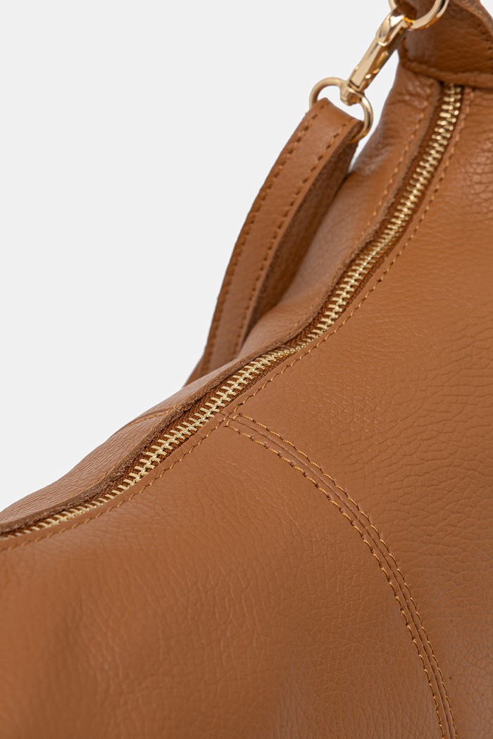 Answear.LAB dámska kožená crossbody kabelka hnedá 1118.hak