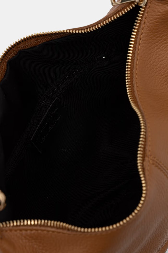 Answear.LAB dámska kožená crossbody kabelka 1118.hak hnedá