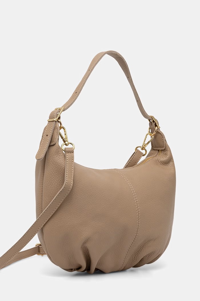 Answear.LAB dámska kožená crossbody kabelka 1118.hak hnedá WS26