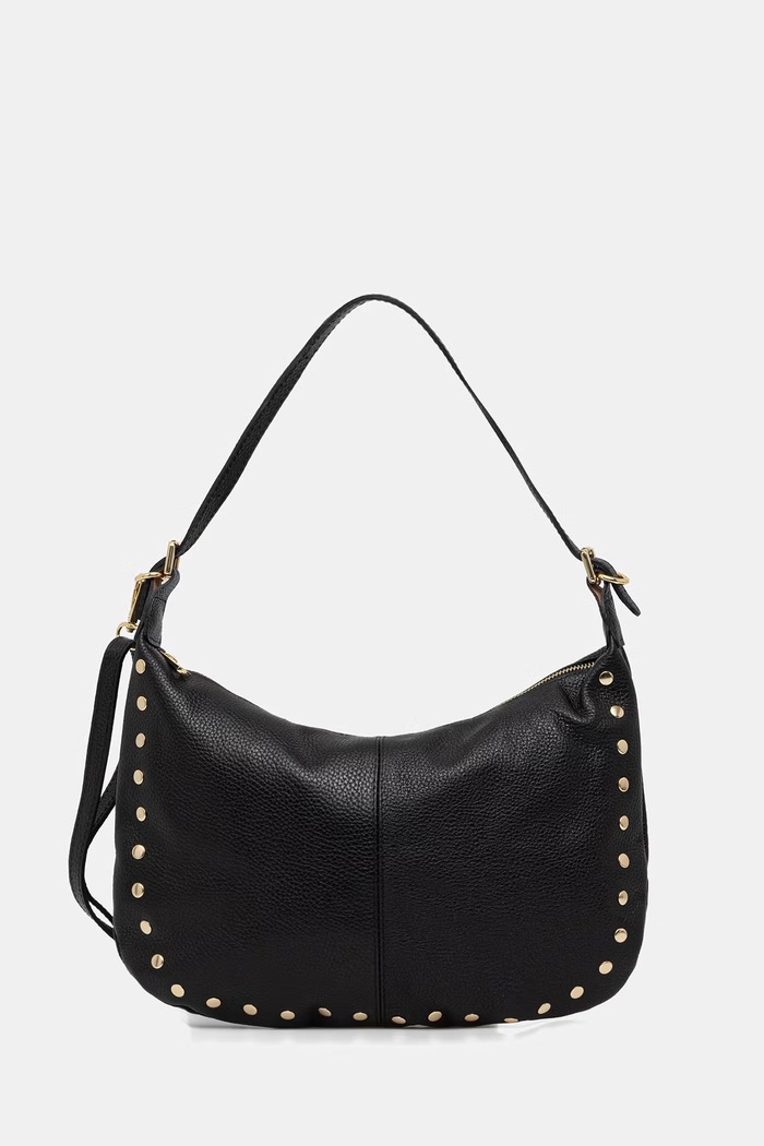 Answear.LAB hobo bag pentru femei, din piele negru 1173.hak