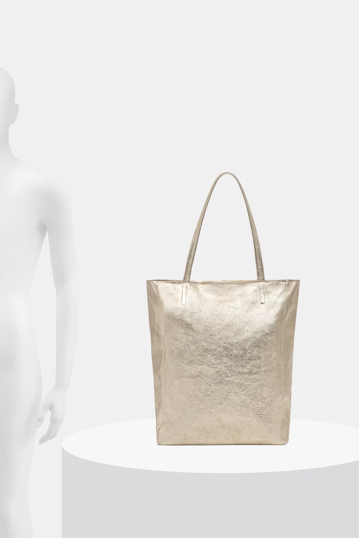 Answear.LAB torebka shopper damska skórzana m.075.podszewka.hak