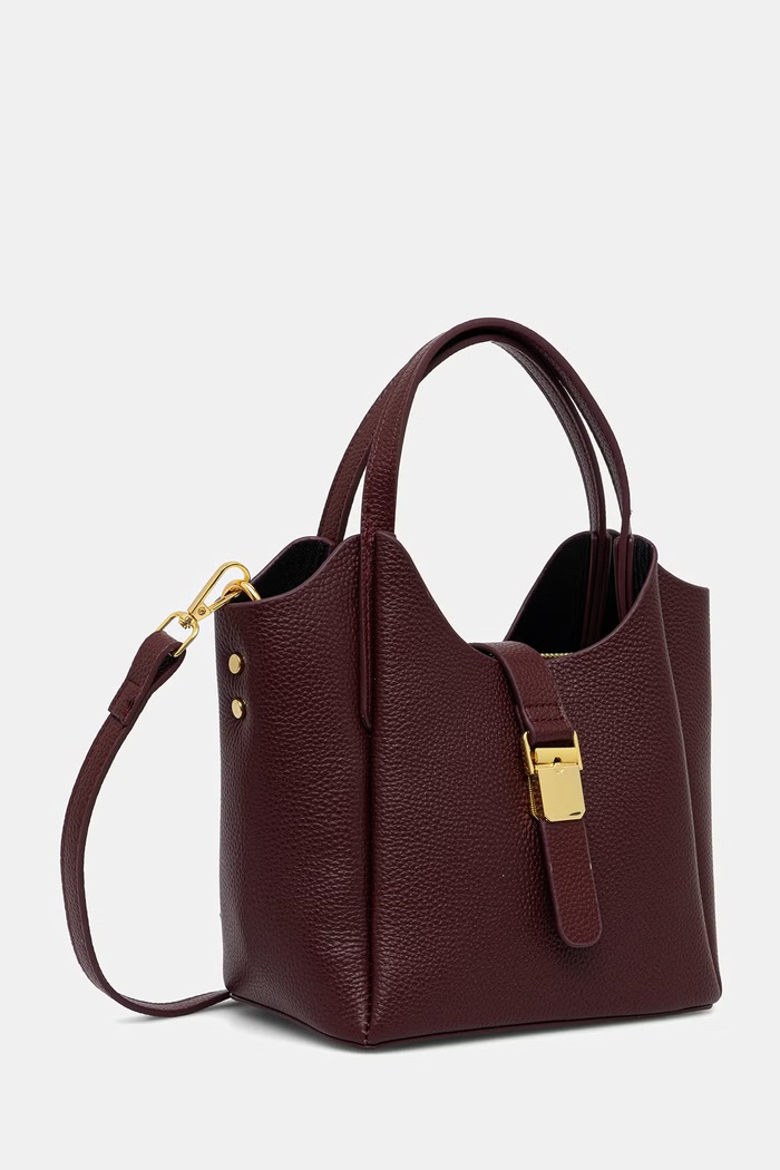 Answear.LAB poseta de piele BG3.3.cjk burgundia WS26
