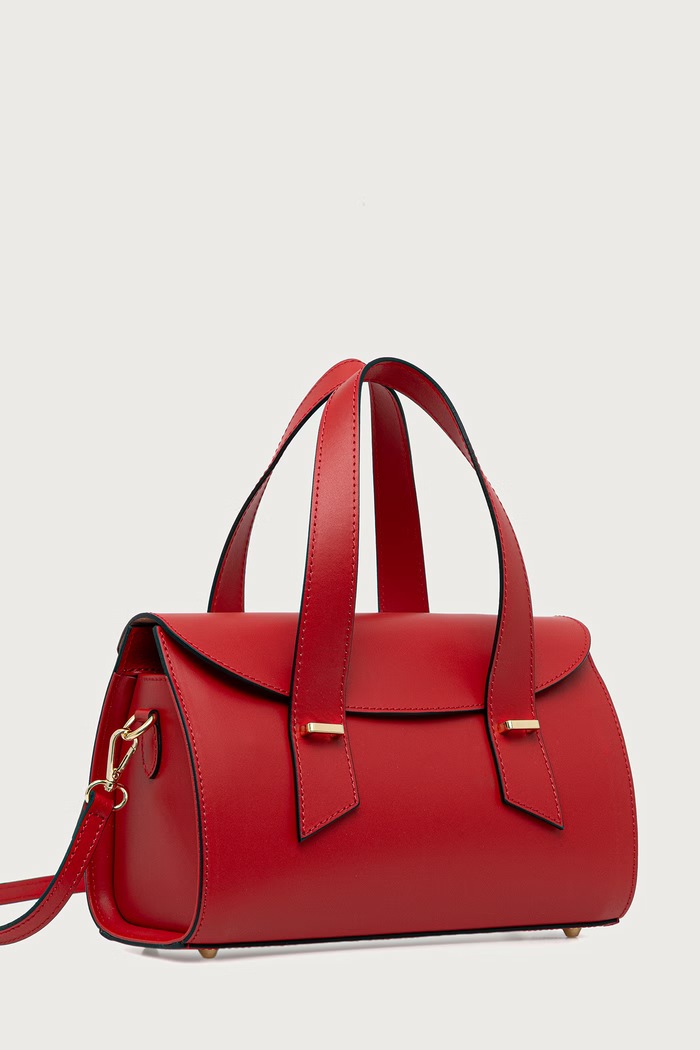 Answear.LAB torebka shopper damska skórzana RXB8208.iak czerwony WS26