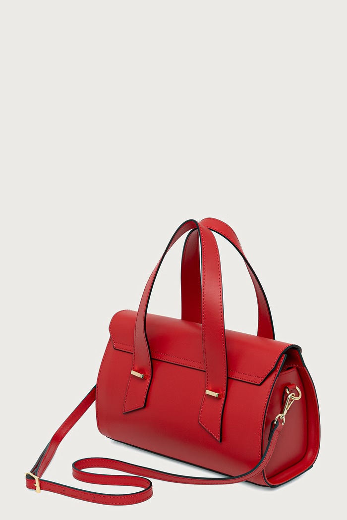 Akcesoria Answear.LAB torebka shopper damska skórzana RXB8208.iak czerwony