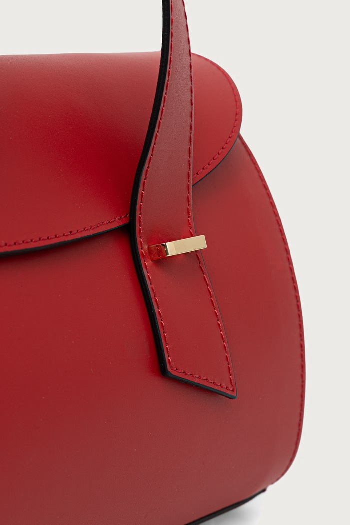 Answear.LAB torebka shopper damska skórzana czerwony RXB8208.iak