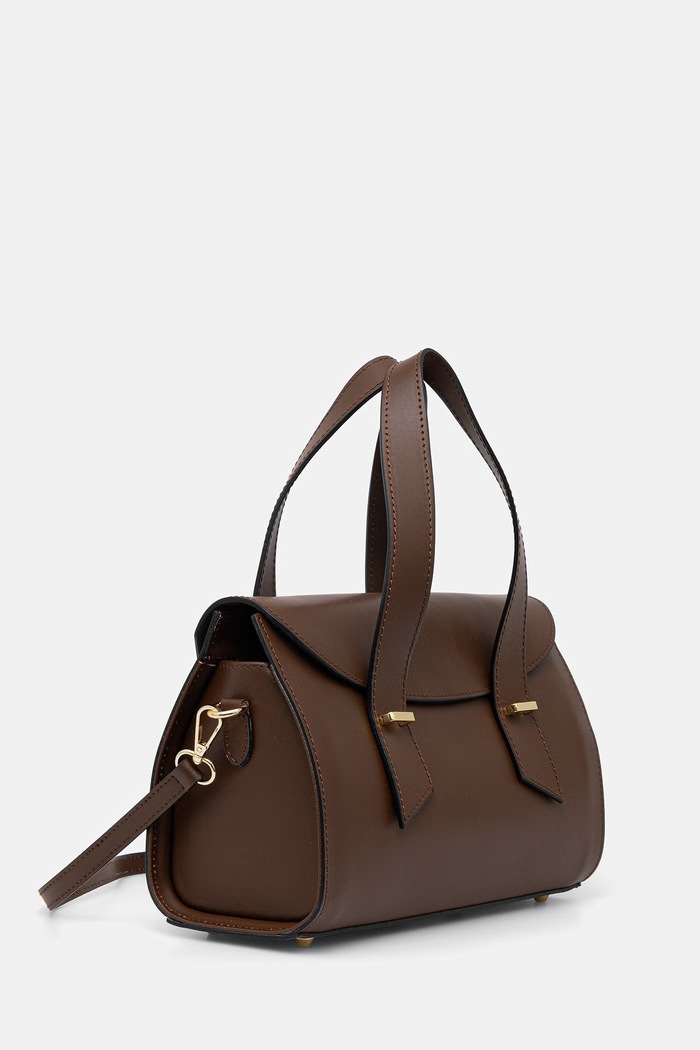 Answear.LAB geantă shopper pentru femei, din piele RXB8208.iak maro WS26