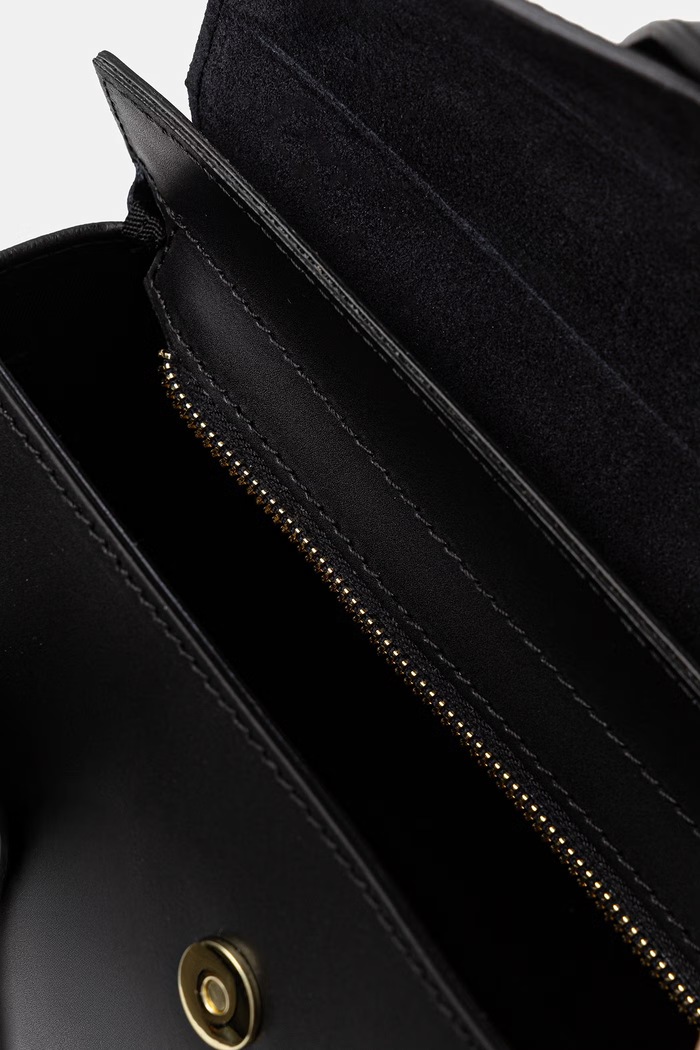 Answear.LAB kabelka typu shopper dámska kožená RXB8208.iak čierna