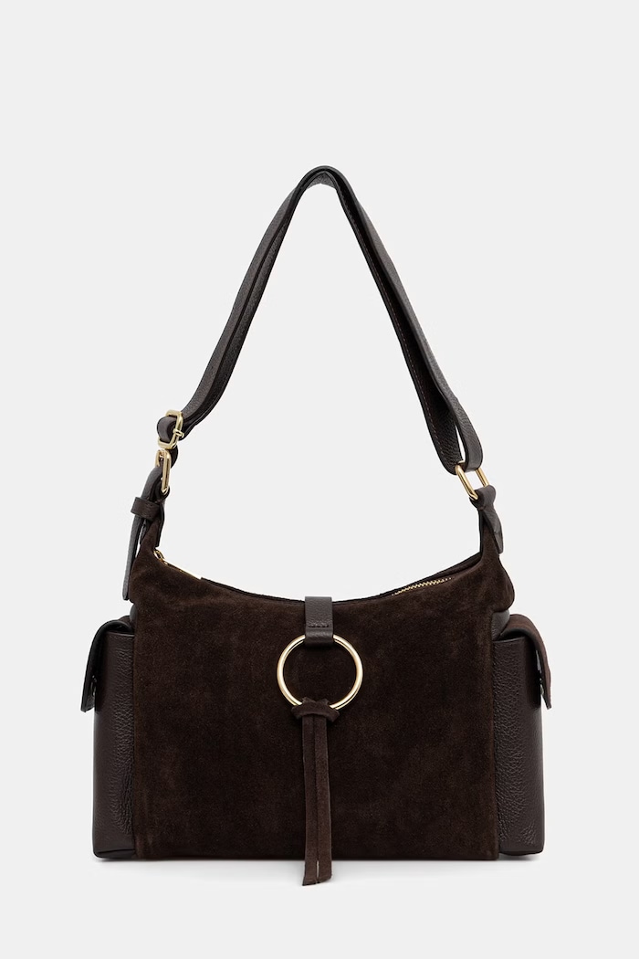 Answear.LAB torebka shopper damska skórzana brązowy LNT1204.iak