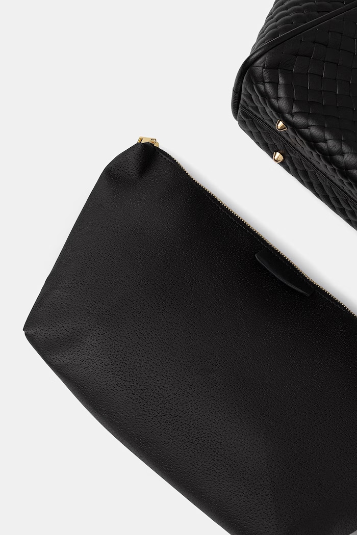 Answear.LAB kabelka typu shopper dámska kožená čierna SYS2204.iak