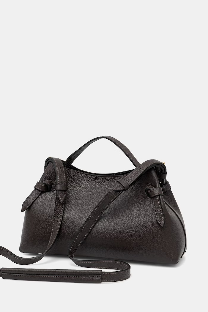 Doplnky Answear.LAB crossbody kabelka dámska kožená WS26-TOD162 hnedá