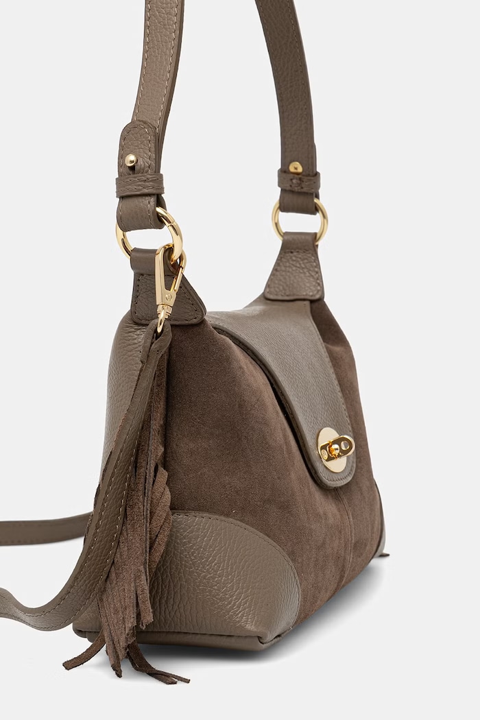 Answear.LAB crossbody kabelka dámska kožená c00056 hnedá WS26