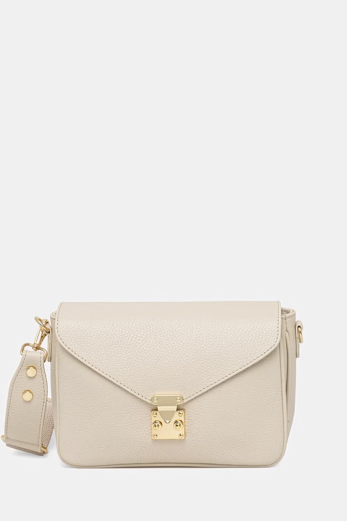 Answear.LAB geantă crossbody pentru femei, din piele bej a00016