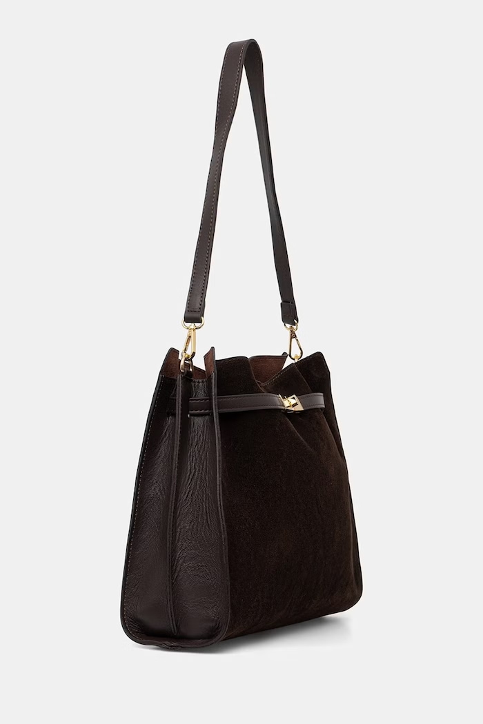 Answear.LAB táska női velúrbőr MBP148SR3 barna WS26