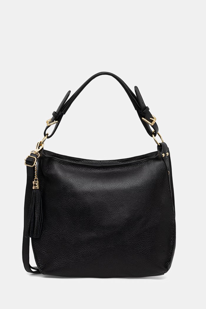 Answear.LAB shopper torba ženska usnjena črna 1131.iak