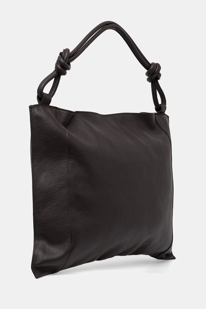 Answear.LAB geantă shopper pentru femei, din piele 1406.hak maro WS26