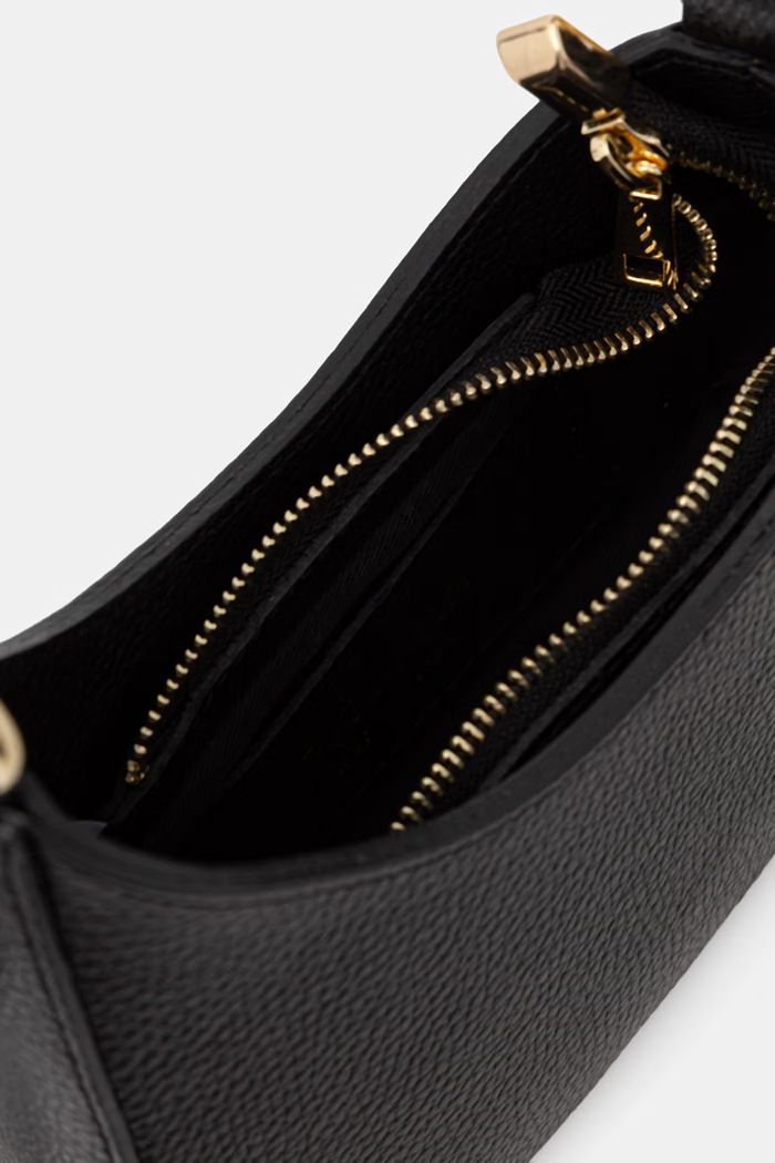 Answear.LAB crossbody kabelka dámska kožená 1470.hak čierna