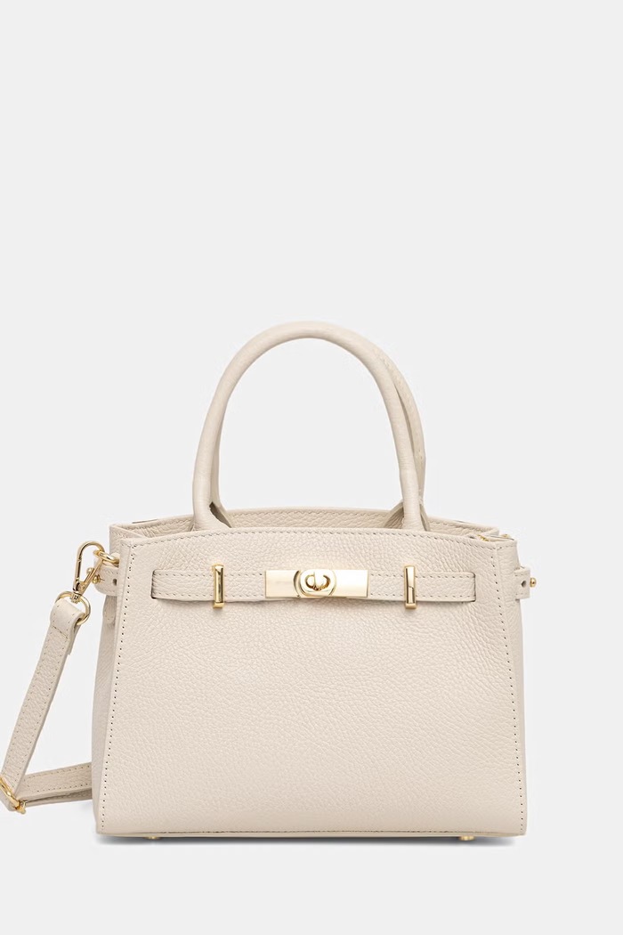Answear.LAB torebka crossbody damska skórzana beżowy 1499.hak